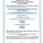 Certyfikat drzwi przeciwpożarowe i dymoszczelne